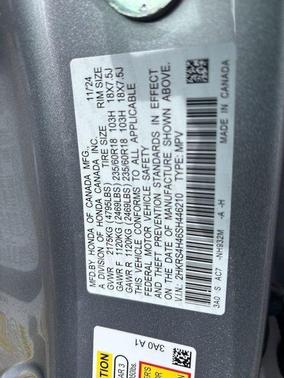 Solar 2025 Honda CR-V EX