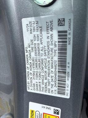 Solar 2025 Honda CR-V EX