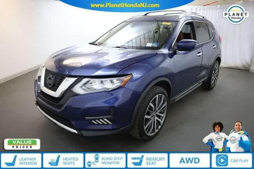 Caspian Blue 2018 Nissan Rogue SL