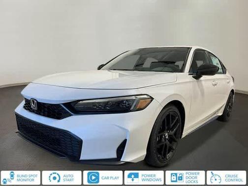 Platinum White Pearl 2026 Honda Civic Sport