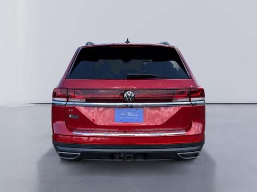 Aurora Red Metallic 2024 Volkswagen Atlas 2.0T SE W/ TECHNOLOGY