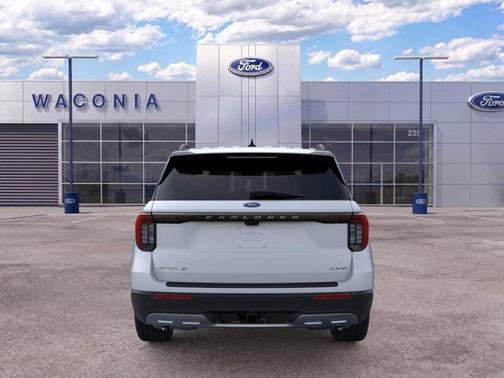 Space White Metallic 2026 Ford Explorer Active