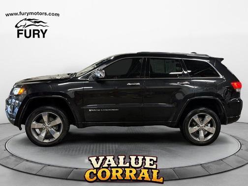 Brilliant Black Crystal Pearlcoat 2016 Jeep Grand Cherokee Overland