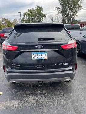 Agate Black Metallic 2019 Ford Edge Titanium