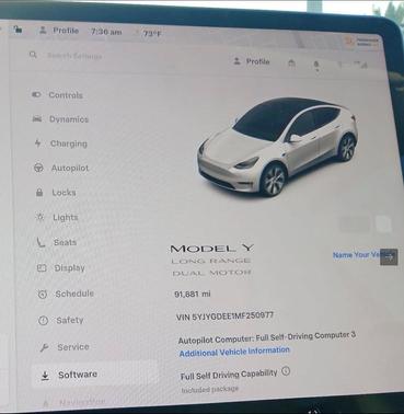 2021 Tesla Model Y Long Range Dual Motor All-Wheel Drive