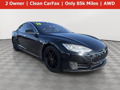 Black 2015 Tesla Model S 85D