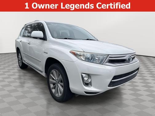 Blizzard Pearl 2012 Toyota Highlander Hybrid Limited