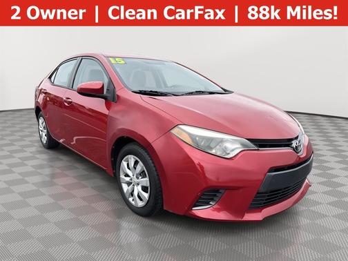 Barcelona Red Metallic 2015 Toyota Corolla LE