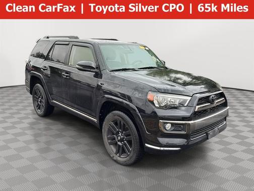 Midnight Black Metallic 2019 Toyota 4Runner Limited