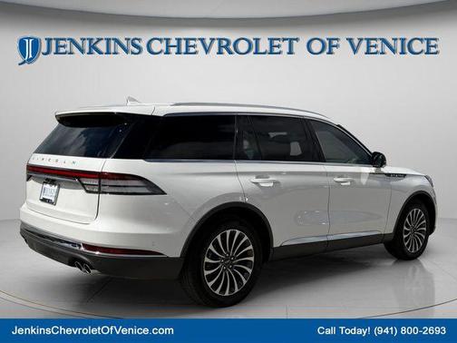 PRISTINE WHITE MET 3C 2023 Lincoln Aviator Reserve AWD