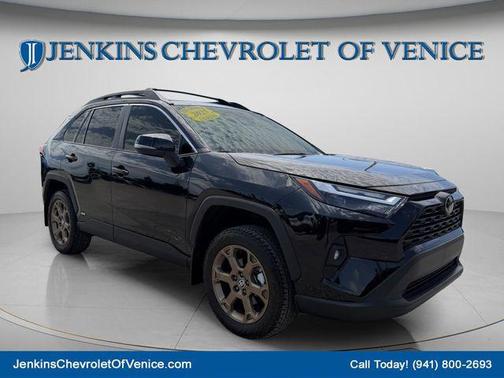 Midnight Black Metallic 2025 Toyota RAV4 Hybrid SE