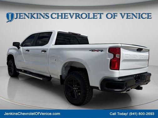 Summit White 2021 Chevrolet Silverado 1500 Custom Trail Boss