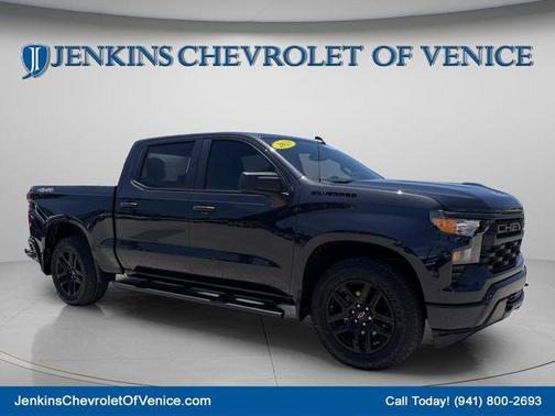 Dark Ash Metallic 2023 Chevrolet Silverado 1500 Custom