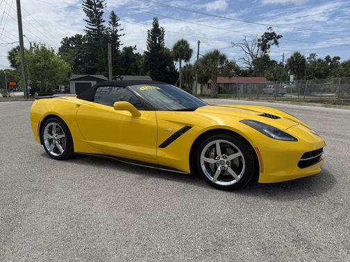 Velocity Yellow Tintcoat 2014 Chevrolet Corvette Stingray Base