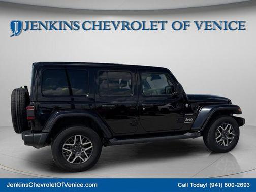 Black Clearcoat 2024 Jeep Wrangler 4-Door Sahara 4x4
