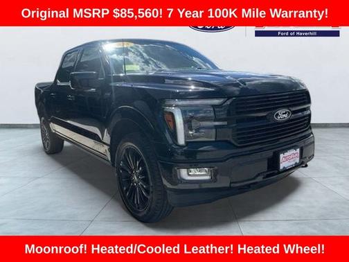 AGATE BLACK METALLIC 2025 Ford F-150 PLATINUM