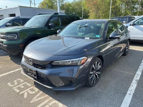 Gray 2022 Honda Civic EX