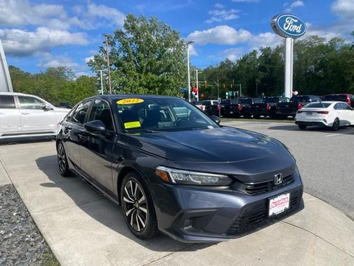Gray 2022 Honda Civic EX