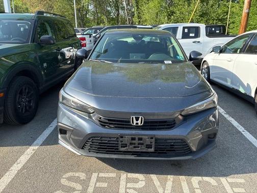 Gray 2022 Honda Civic EX