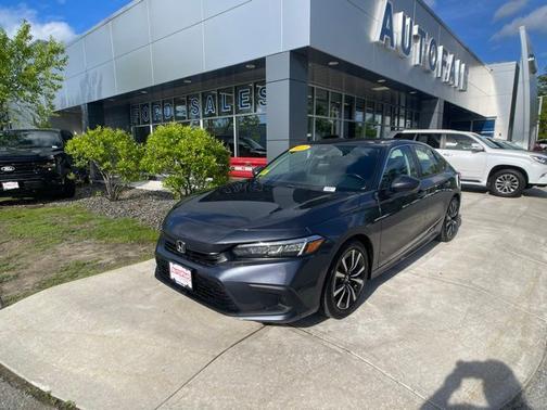 Gray 2022 Honda Civic EX