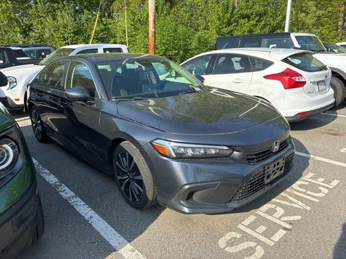 Gray 2022 Honda Civic EX