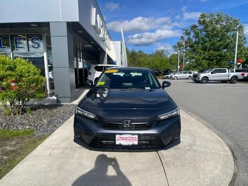 Gray 2022 Honda Civic EX