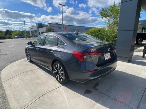 Gray 2022 Honda Civic EX
