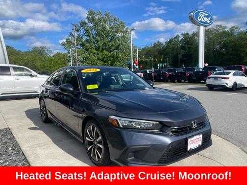 Gray 2022 Honda Civic EX