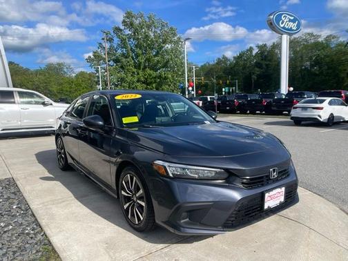 Gray 2022 Honda Civic EX