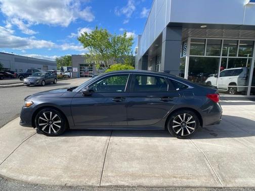 Gray 2022 Honda Civic EX