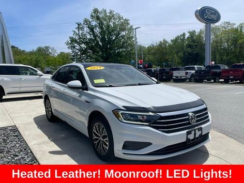 Pure White 2019 Volkswagen Jetta 1.4T SEL