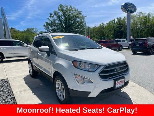 DIAMOND WHITE 2018 Ford EcoSport SE