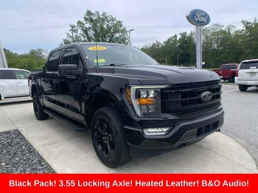 AGATE BLACK METALLIC 2022 Ford F-150 XLT