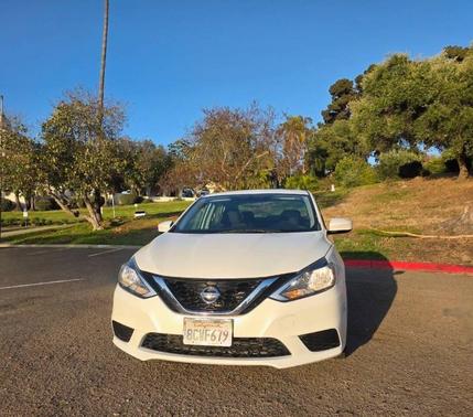 White 2017 Nissan Sentra SV