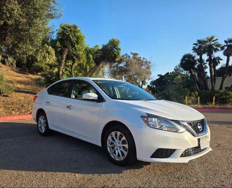 White 2017 Nissan Sentra SV
