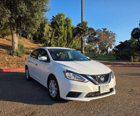White 2017 Nissan Sentra SV