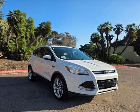 White Platinum Tricoat 2014 Ford Escape Titanium