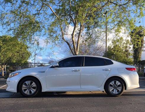 Snow White Pearl 2019 Kia Optima Hybrid EX
