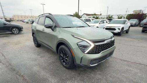 Jungle Green/Ebony Black Roof 2023 Kia Sportage S