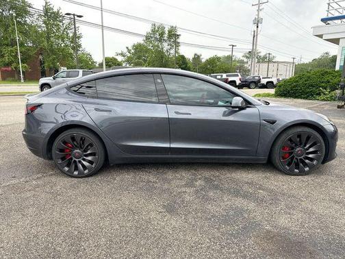 Midnight Silver Metallic 2023 Tesla Model 3 Performance