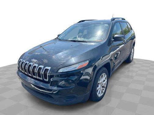 Brilliant Black Crystal Pearlcoat 2016 Jeep Cherokee Sport
