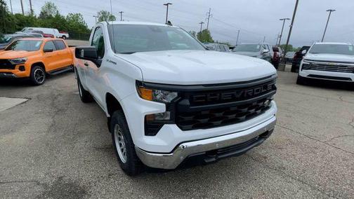 Summit White 2026 Chevrolet Silverado 1500 WT