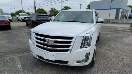 Crystal White Tricoat 2020 Cadillac Escalade ESV Premium Luxury