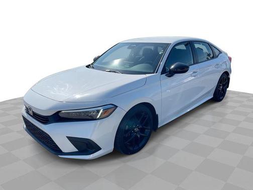 Platinum White Pearl 2024 Honda Civic Sport