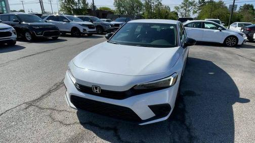 Platinum White Pearl 2024 Honda Civic Sport