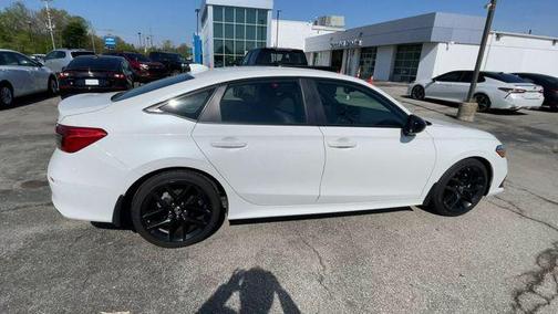 Platinum White Pearl 2024 Honda Civic Sport