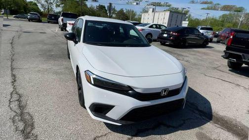 Platinum White Pearl 2024 Honda Civic Sport