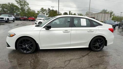 Platinum White Pearl 2024 Honda Civic Sport