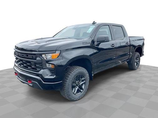 Black 2026 Chevrolet Silverado 1500 Custom Trail Boss