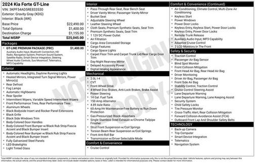 2024 Kia Forte GT-Line